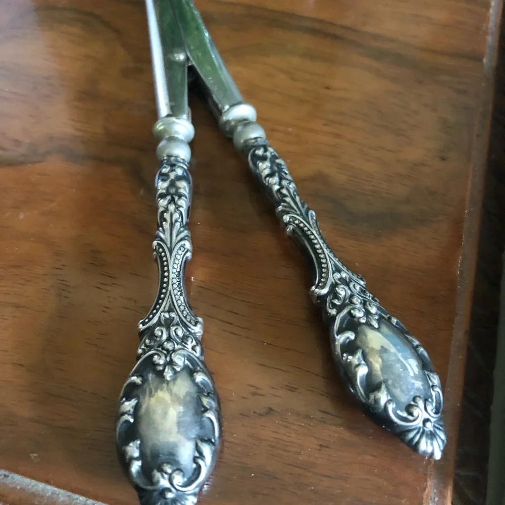 Antique Silver Glove Stretchers